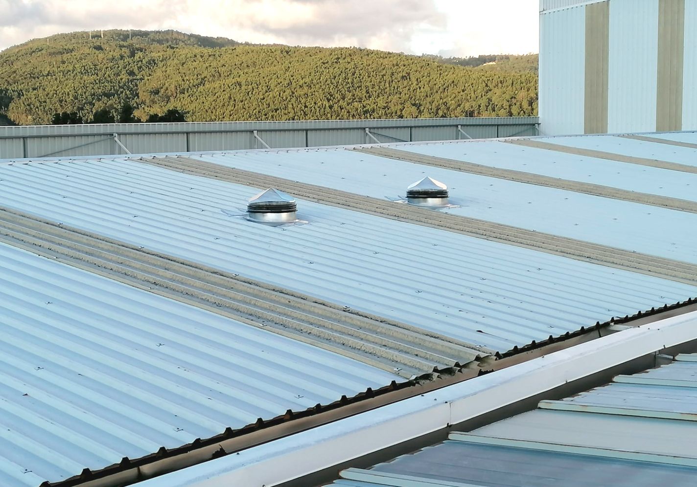 Example of industrial or residential commercial solar tube installation, 013